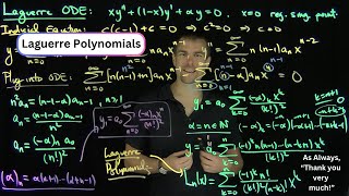 The Laguerre Differential Equation and Laguerre Polynomials [upl. by Maag]