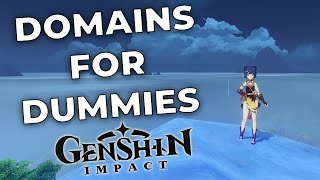 FULL DOMAIN GUIDE FOR GENSHIN IMPACT  YOU NEED TO KNOW THIS INFO [upl. by Margalo900]