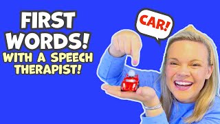 First Words for Baby Ready Set Go into Baby Learning about Cars Cars Playing and Car Wash [upl. by Anowahs]