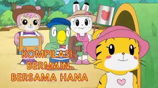 Kompilasi Bermain Bersama Hana  Kartun Anak Bahasa Indonesia  Shimajiro Indonesia [upl. by Thisbe]