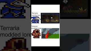 Terraria Lore vs Modded Lore memes terraria edit shorts short calamity [upl. by Kindig]