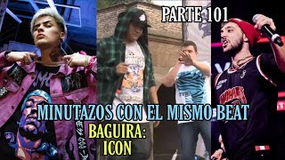 MINUTAZOS CON EL MISMO BEAT  ICONBAGHIRA  ACZINO VS ARKANOTU BOCA SE DISLOCALIT KILLAH ZASKO [upl. by Pardner]