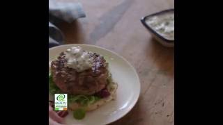 Harissa Flavoured Lamb Burgers with Tzatziki Short Version [upl. by Afas]