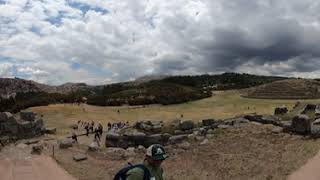 sacsayhuaman saksaywaman  at an altitude of 3701 meters built in 15th century by Incas  360video [upl. by Portland]