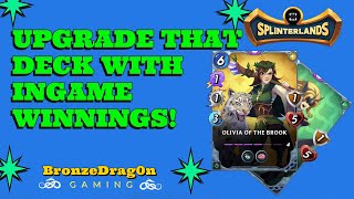 Upgrade That Splinterlands Deck With InGame Winnings [upl. by Atilahs]