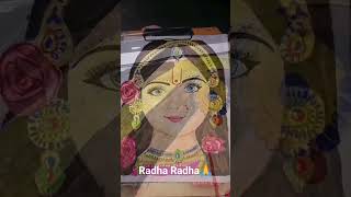 Radha Rani painting 🔶🔸🔶🔸🔶🔸 [upl. by Hpesojnhoj985]