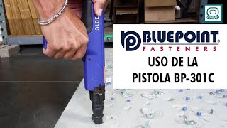 Como se utiliza la Pistola de Fijación con 💥 fulminante BluePoint BP301C Semi Automatica [upl. by Muriel]