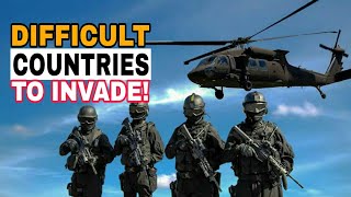 Top 10 Hardest Countries To Invade In The World 2024 [upl. by Ruthie]