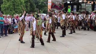 Domesday Morris dance Dilwyn at the Buxton Day of Dance 2018 [upl. by Dodge960]