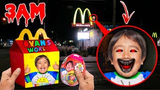 DO NOT ORDER RYANS WORLD HAPPY MEAL FROM MCDONALDS AT 3AM EVIL RYANS WORLD IN REAL LIFE [upl. by Sheridan]