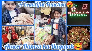 Ameer Hamza Haqiqah function Masala House Dera  2024 first function🥰 short and beautiful [upl. by Chesney]