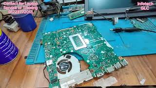 HDD NOT DETECTED DELL LAPTOP MOTHERBOARD [upl. by Aihsened]