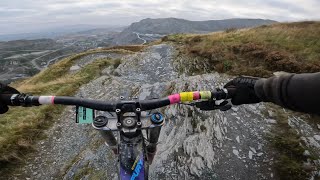 Run down black powder Best track at Antur Stiniog bikepark my opinion [upl. by Anos838]