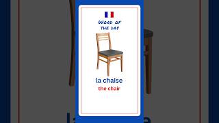 How To Say Chair In French  French For Beginners [upl. by Karola80]