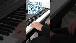 Yamaha DGX670 Playing Demo  Digital Portable Piano  88Key  Popplers Music [upl. by Wixted]