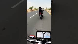 Cb 125f vs cg 125 2024 race  Drag race  top speed  biker boy usama [upl. by Wieche]