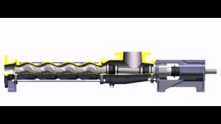 Seepex Progressive Cavity Pumps  Equal Wall Animation [upl. by Enneira]