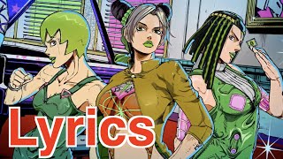 Opening JoJo part 6 Lyrics Full Song 4K 60fps [upl. by Ahsitra]