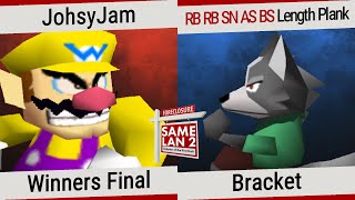 SameLAN 2 SotFB  JohsyJam Wario vs Length Plank Wolf  WF  Smash Remix [upl. by Laurianne]