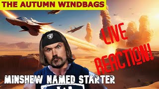 GARDNER MINSHEW NAMED STARTING QB OF THE LAS VEGAS RAIDERS BY ANTONIO PIERCE  REACTION LIVE [upl. by Lambrecht]