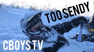 The Day I Almost Died Snowmobiling Caught on video [upl. by Onnem712]