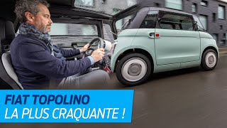 Essai Fiat Topolino  la Citroën Ami en plus jolie [upl. by Odrick]