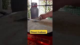 Making traditional Omani kuboos omanikuboos oman shorts [upl. by Shishko]