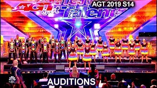 Ndlovu Youth Choir from Africa “My African Dream” UPLIFTING  Americas Got Talent 2019 Audition [upl. by Atiuqad]