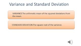 Statistics Lesson 3b Measures of dispersion [upl. by Notsud]