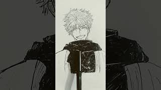 Gojo Saturo drawing jujutsukaisen like and subscribeshorts [upl. by Edythe]