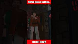 Mikhail accidentally lets rip RE2 Biorand [upl. by Arrec]