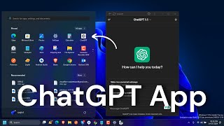 Install ChatGPT App on Windows 11 Linux macOS🚀 [upl. by Dagmar947]