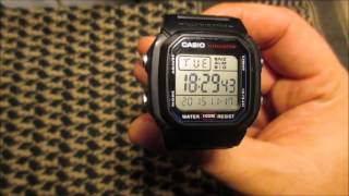 Casio W 800H 1AVES  EDC Uhr [upl. by Ecnarwal336]