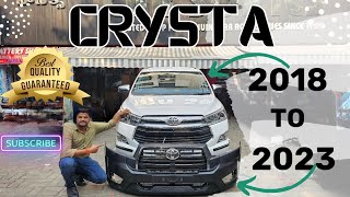 INNOVA CRYSTA 2018 FACELIFT TO 2023  ORIGINAL TOYOTA  RAZR PRODUCTS  133 REAR SCREEN 📞9550010888 [upl. by Agon]