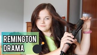 REMINGTON CURL AND STRAIGHT CONFIDENCE Curling tutorial and REVIEW  Part 2 [upl. by Tikna]