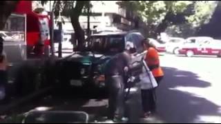 Mujer arrebata araña y evita ser sancionada en el DF [upl. by Odlaumor]