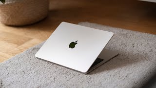 🪶 MacBook Air M2  Unboxing  lo personalizamos juntos Blanco Estrella ✨📦 [upl. by Idnerb]