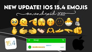 iOS 154 Emojis On Android On Zfont2022  its Snow00 [upl. by Beutler]