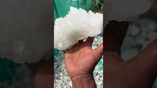 apophyllite cavansite amethyst stone crystals zeolite india reel healingcrystalsandstones [upl. by Netniuq]