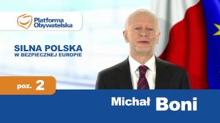 Michał Boni  spot wyborczy Okręg nr 4 PE 2014 [upl. by Oelc131]