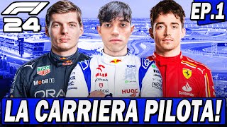 LA NUOVA CARRIERA PILOTA SU F1 24 LA PRIMA GARA UFFICIALE DELLA CARRIERA EP1 [upl. by Alemat]