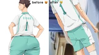 how oikawa became flattykawa ft haikyuu setters 😿😿 [upl. by Issirk]