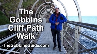 The Gobbins Cliff Path Walk Islandmagee Northern Ireland Video [upl. by Lindly]