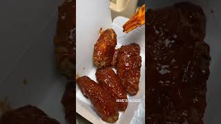 🥵🌶Spicy Hot chicken wings🤤🍗  Nive’s Vlog shorts [upl. by Grissom]