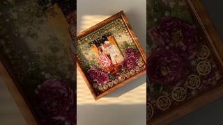 Wedding Ornaments Preservation resinart ashortaday homedecor anniversarygift couple wedding [upl. by Ubana]