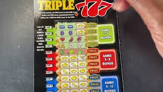 Triple 777 MS LOTTERY SCRATCH [upl. by Anyehs554]