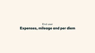 Findity  User Adding expenses mileage and per diem [upl. by Redmond]