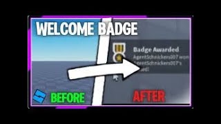 How To Make a Welcome Badge Script In Roblox Studio  Roblox Studio Tutorial 2024 [upl. by Parrish]