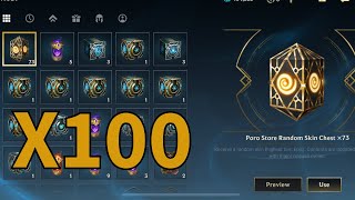 OPENING 100 CHESTS IN WILD RIFT [upl. by Sutniuq220]