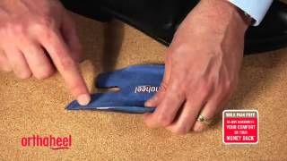 Orthaheel Gel Heel Orthotic Inserts Review  TheInsoleStorecom [upl. by Micro386]